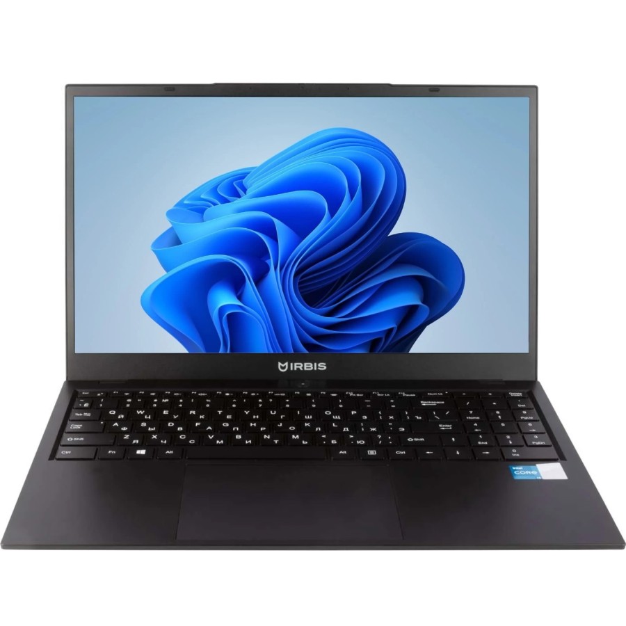 IRBIS 15N Intel Core i3 1215U 1200MHz/15.6"/1920x1080/8GB/512GB SSD/Intel UHD Graphics/Wi-Fi/Bluetooth/Без ОС (52266) Black