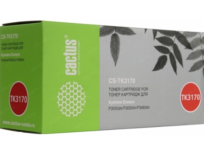 Cactus CS-TK3170 черный (15500 стр) для Ecosys P3050dn/P3055dn/P3060dn