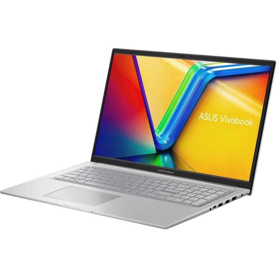 ASUS VivoBook 17 X1704VA-AU1074 Intel Core 5 120U 1400MHz/17.3"/1920x1080/16GB/512GB SSD/Intel Graphics/Wi-Fi/Bluetooth/DOS (90NB13X1-M00L20) Silver