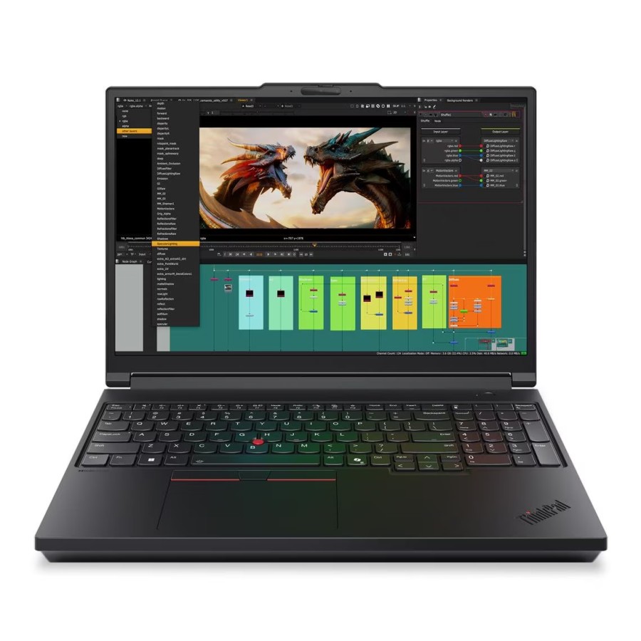 Lenovo ThinkPad P16 Gen 3 Intel Core Ultra 9 275HX 2700MHz/16"/3840x2400/64GB/1024GB SSD/NVIDIA RTX PRO 5000 24GB/Wi-Fi/Bluetooth/Windows 11 Pro (21RQS0C900) Black