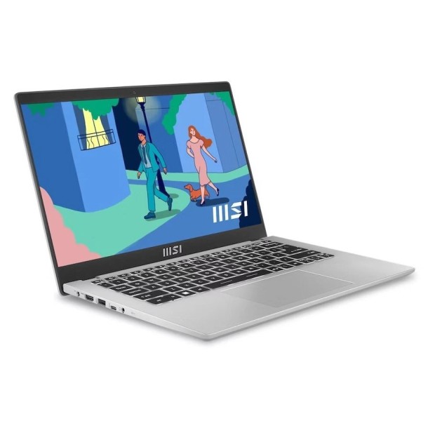 MSI Modern 14 C12M-239RU Intel Core i5 1235U 1300MHz/14"/1920x1080/8GB/512GB SSD/DVD нет/Intel Iris Xe Graphics/Wi-Fi/Bluetooth/Windows 11 Home (9S7-14J111-239) Silver