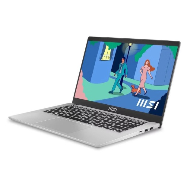MSI Modern 14 C12M-239RU Intel Core i5 1235U 1300MHz/14"/1920x1080/8GB/512GB SSD/DVD нет/Intel Iris Xe Graphics/Wi-Fi/Bluetooth/Windows 11 Home (9S7-14J111-239) Silver