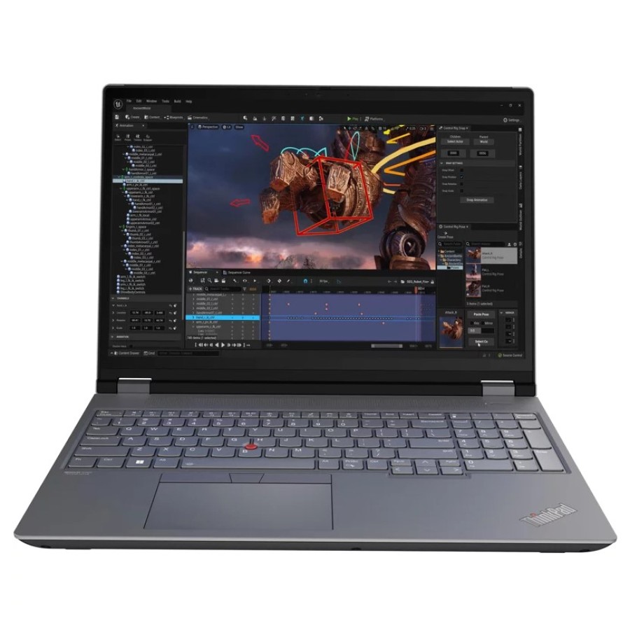 Lenovo ThinkBook 16p G5 IRX Intel Core i9 14900HX 2200MHz/16"/2560x1600/32GB/1024GB SSD/NVIDIA GeForce RTX 4060 8GB/Wi-Fi/Bluetooth/Без ОС (21N5A05VRK) Grey