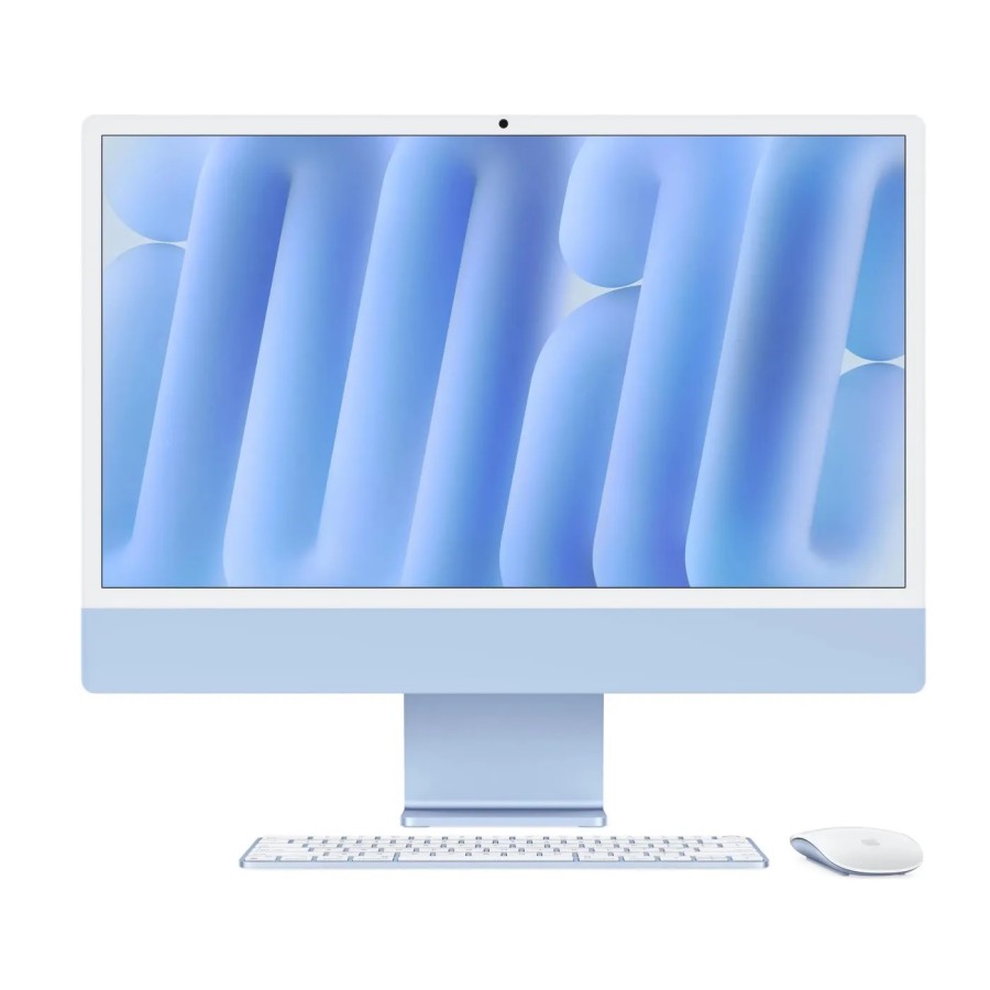 Apple iMac A3137 4.5K Apple M4 Series M4 2890 МГц/16384 Mb/256 Gb SSD/24" /4480х2520/DVD нет/Apple M4 10-core GPU/MacOS (MWV13HN/A) Blue
