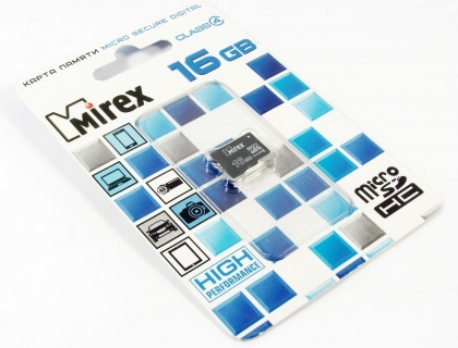Mirex microSDHC Class 4 16GB (13612-MCROSD16)