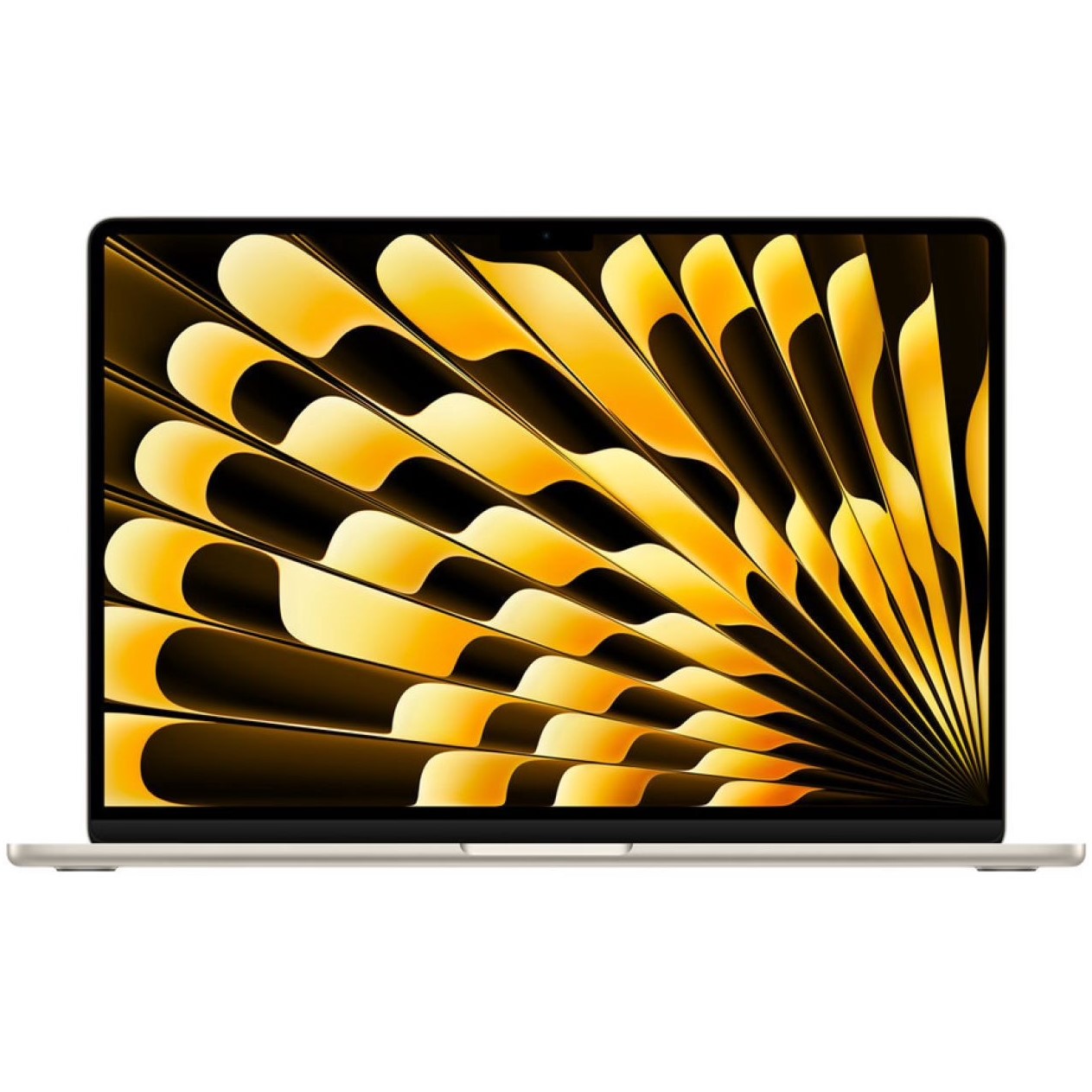 Apple MacBook Air 15 Apple M2 8 Core/15.3"/2880x1864/8GB/256GB SSD/Apple M2 Graphics 10 core GPU/Wi-Fi/Bluetooth/macOS (MQKU3_RUSG) Starlight