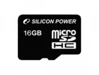 Silicon Power microSDHC 16GB Class 10 (SP016GBSTH010V10)