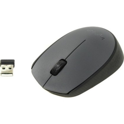 Logitech M170 Wireless Mouse Black-Grey USB (910-004658)