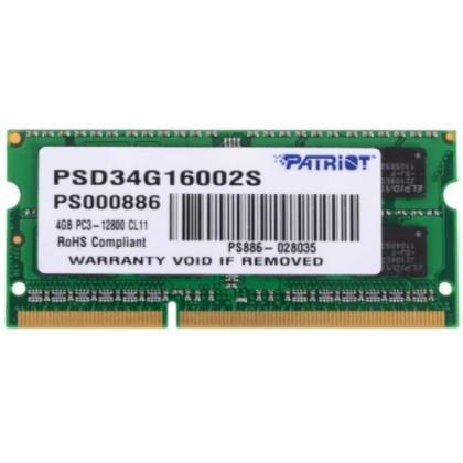 Patriot Memory SL 4Gb 1шт. (PSD34G16002S)