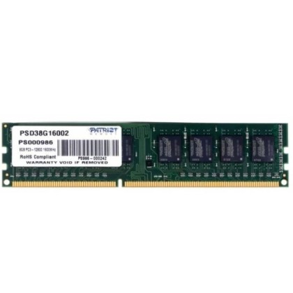 Patriot Memory 8Gb 1шт. (PSD38G16002)