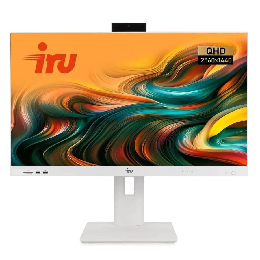 iRU Strato Intel Core i5 1235U 1300 МГц/16384 Mb/512 Gb SSD/27" Full HD 1920 х 1080/DVD-нет/Intel Iris Xe/Без ОС (2028256) Белый