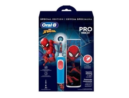 Oral-B VITALITY D103 SPIDERMAN + CASE (8006540773567) Синий