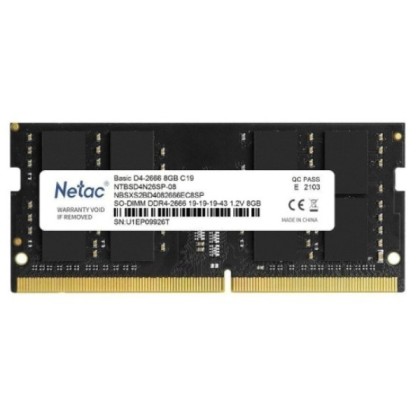 Netac SO-DIMM 8Gb 1шт. (NTBSD4N26SP-08)