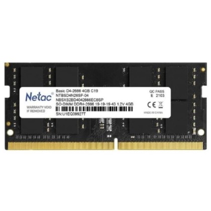 Netac SO-DIMM 4Gb 1шт. (NTBSD4N26SP-04)
