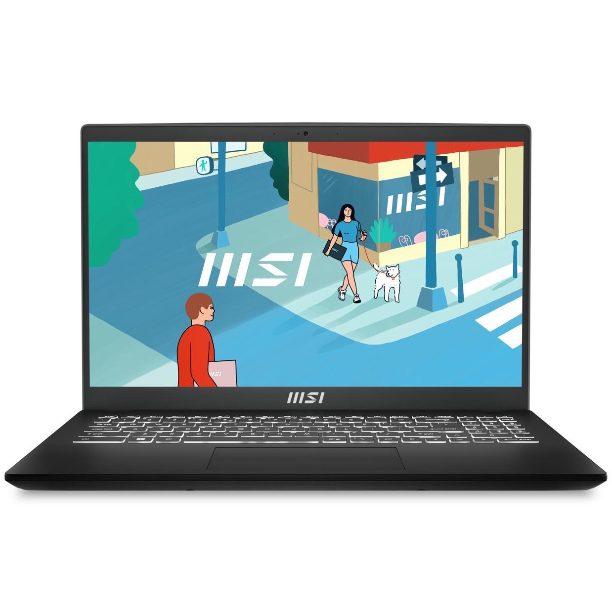 MSI Modern 15 H B13M-096XRU Intel Core i5 13420H 2100MHz/15.6"/1920x1080/16GB/512GB SSD/Intel UHD Graphics/Wi-Fi/Bluetooth/DOS (9S7-15H411-096) Black