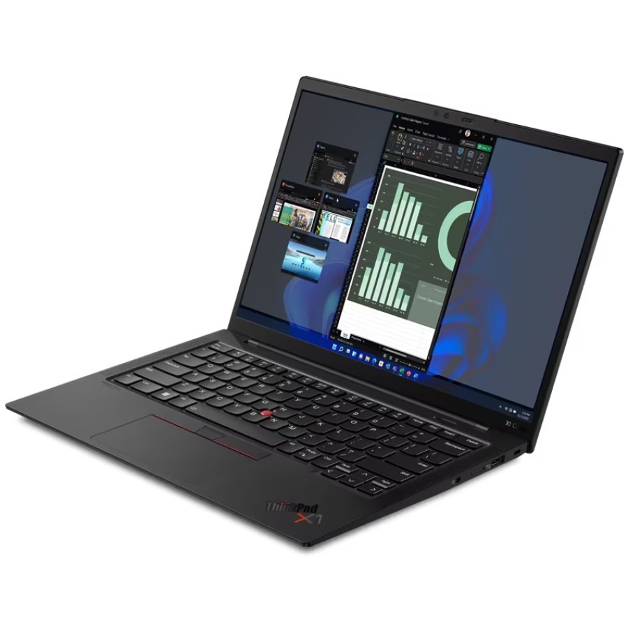 Lenovo ThinkPad X1 Carbon Gen 10 Intel Core i7 1270P 2200MHz/14"/1920x1200/16GB/512GB SSD/Intel Iris Xe Graphics/Wi-Fi/Bluetooth/Windows 11 Pro (21CBS2KV00) Black