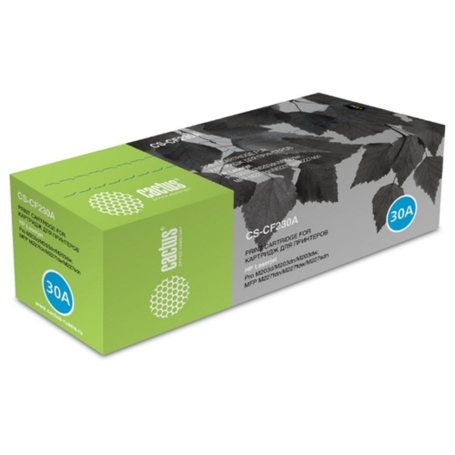 Cactus CS-CF230A черный (1'600 стр.) для LASERJET: M203DN PRO, M203DW PRO, M227 PRO MFP, M227FWD PRO MPF, M227SDN PRO MPF