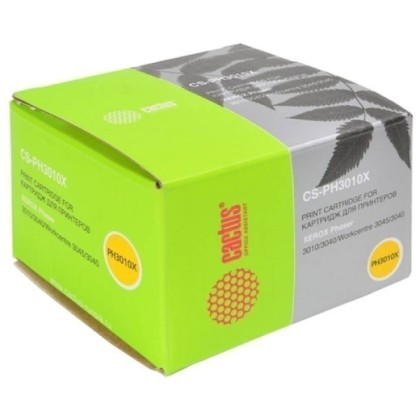 Cactus CS-PH3010X черный (2300 ст) для Xerox Phaser 3010, Xerox Phaser 3010V, Xerox Phaser 3040, Xerox Phaser 3040V, Xerox WorkCentre 3040NI, Xerox WorkCentre 3045, Xerox WorkCentre 3045V