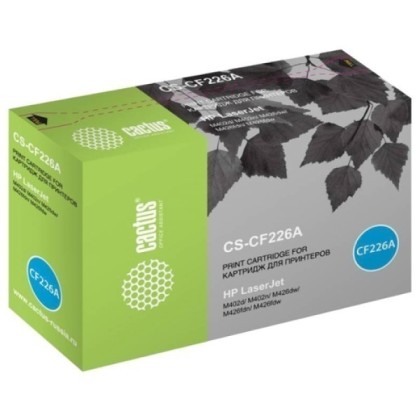 Cactus CS-CF226A черный (3'100 стр.) для HP LaserJet pro M402d/M402n/M402dn/M426dw/M426fdn/M426fdw