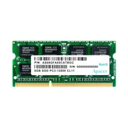 Apacer 8Gb 1шт. (AS08GFA60CATBGC/DS.08G2K.KAM)