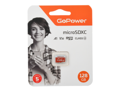 GoPower 128Gb MicroSD (00-00025683)