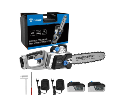 DEKO 40 pro в кейсе, 2x20 в, 2x4.0 ач, 2 зарядных устройства (063-4357)