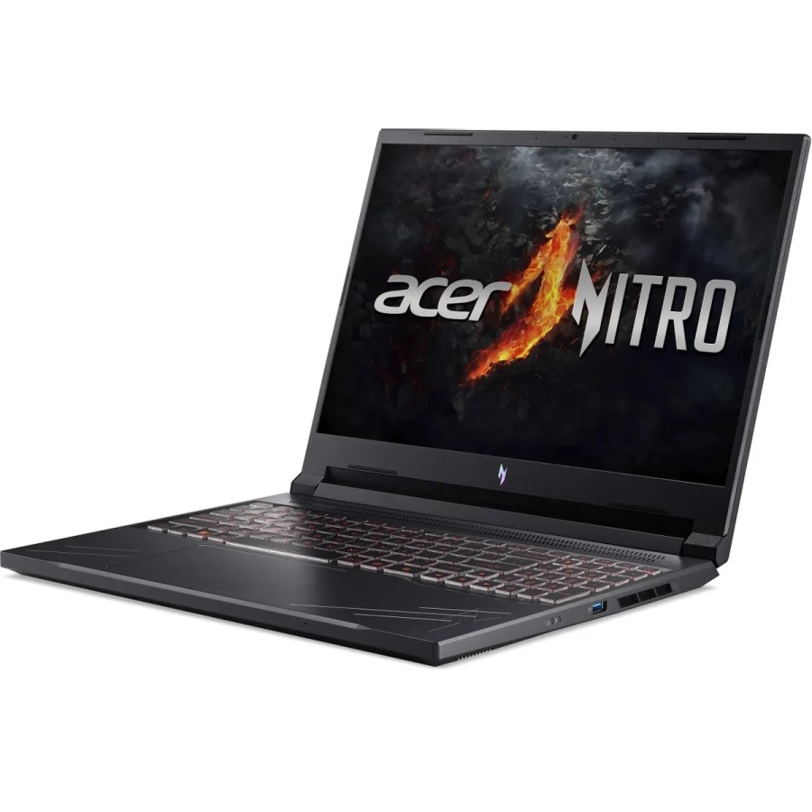 Acer Nitro V 16 ANV16-41-R3B9 AMD Ryzen 5 8645HS 4300MHz/16"/1920х1200/16GB/1024GB SSD/NVIDIA GeForce RTX 4060 8GB/Wi-Fi/Bluetooth/Без ОС (NH.QRUCD.00B) Black