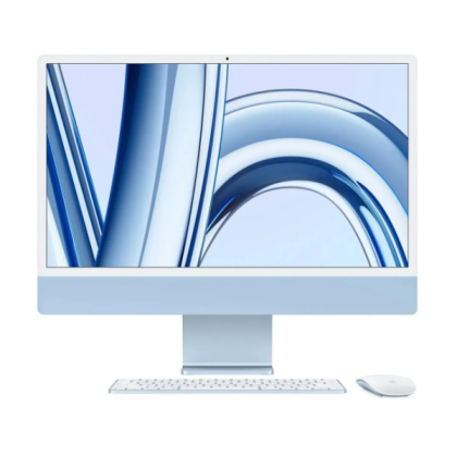 Apple iMac 24" Apple M3 3200 МГц/8192 Mb/256 Gb SSD/24" 4480х2520/Apple M3 10-core/DVD нет/MacOS (MQRQ3ZP/A) Blue