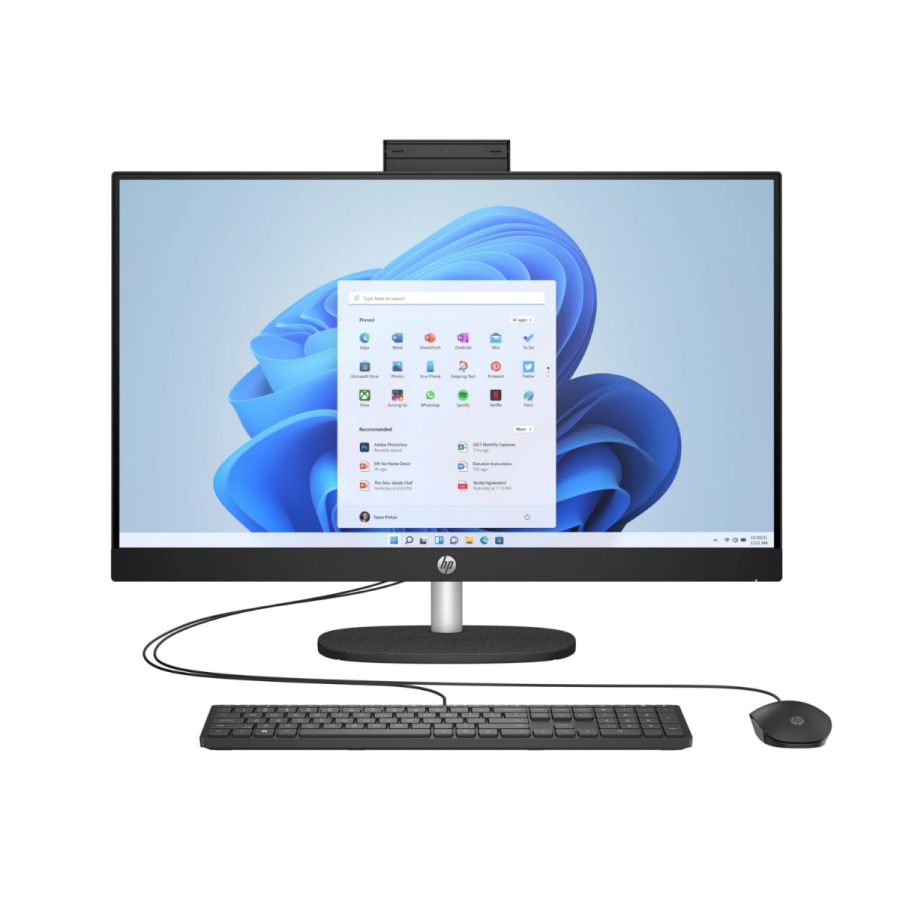 HP All-in-One 27-cr1004nh (A0CM1EA) Intel Core Ultra 7 155U 1700 МГц/16384 Mb/512 Gb SSD/27" Full HD 1920x1080/DVD нет/Intel Iris X/DOS (Black)