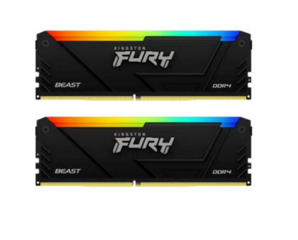 Kingston Fury Beast RGB 16Gb DDR4 3600MHz (2x8Gb KIT) (KF436C17BB2AK2/16)