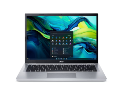 Acer Aspire AG14-21P-R4XC AMD Ryzen 3 7320U 2400MHz/14"/1920x1200/8GB/256GB SSD/AMD Radeon 610M/Wi-Fi/Bluetooth/Без ОС (NX.KXDCD.008) Silver
