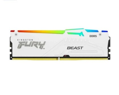Kingston Fury Beast White RGB 16Gb DDR5 6000MHz (KF560C36BWE2A-16)