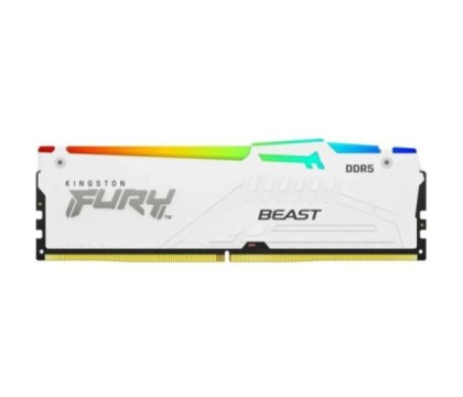Kingston Fury Beast White RGB 16Gb DDR5 6000MHz (KF560C30BWA-16)