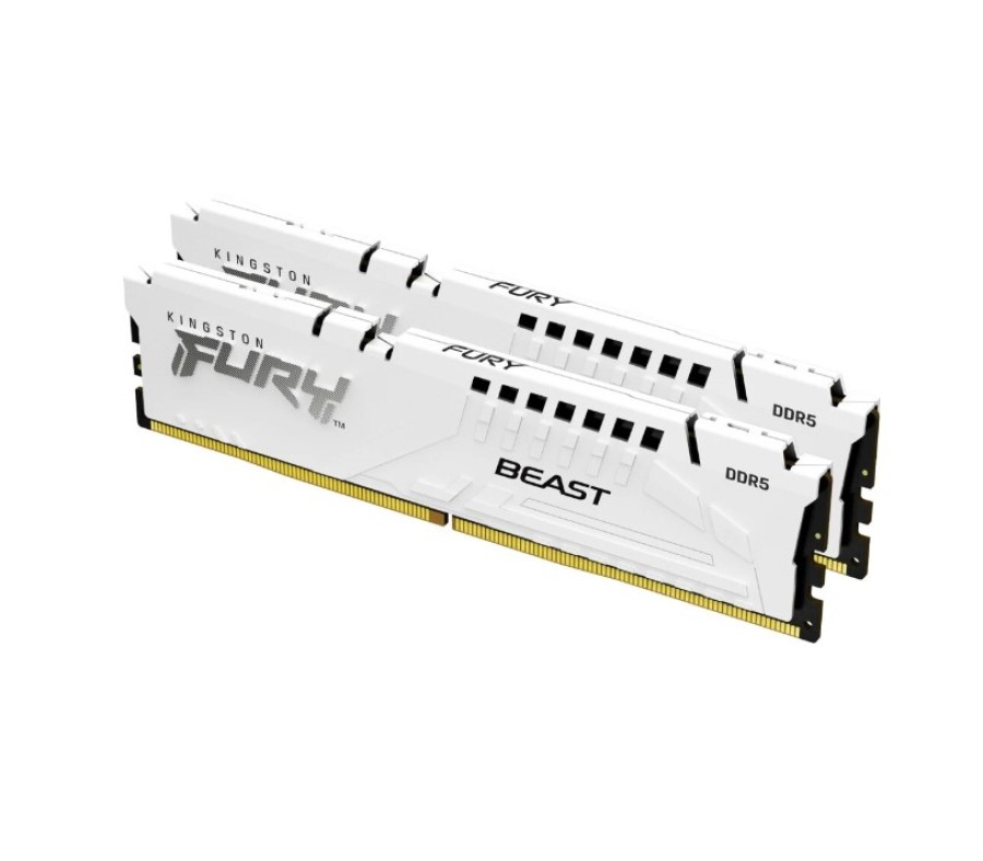 Kingston Fury Beast White 64Gb DDR5 6000MHz (2x32Gb KIT) (KF560C36BWEK2-64)