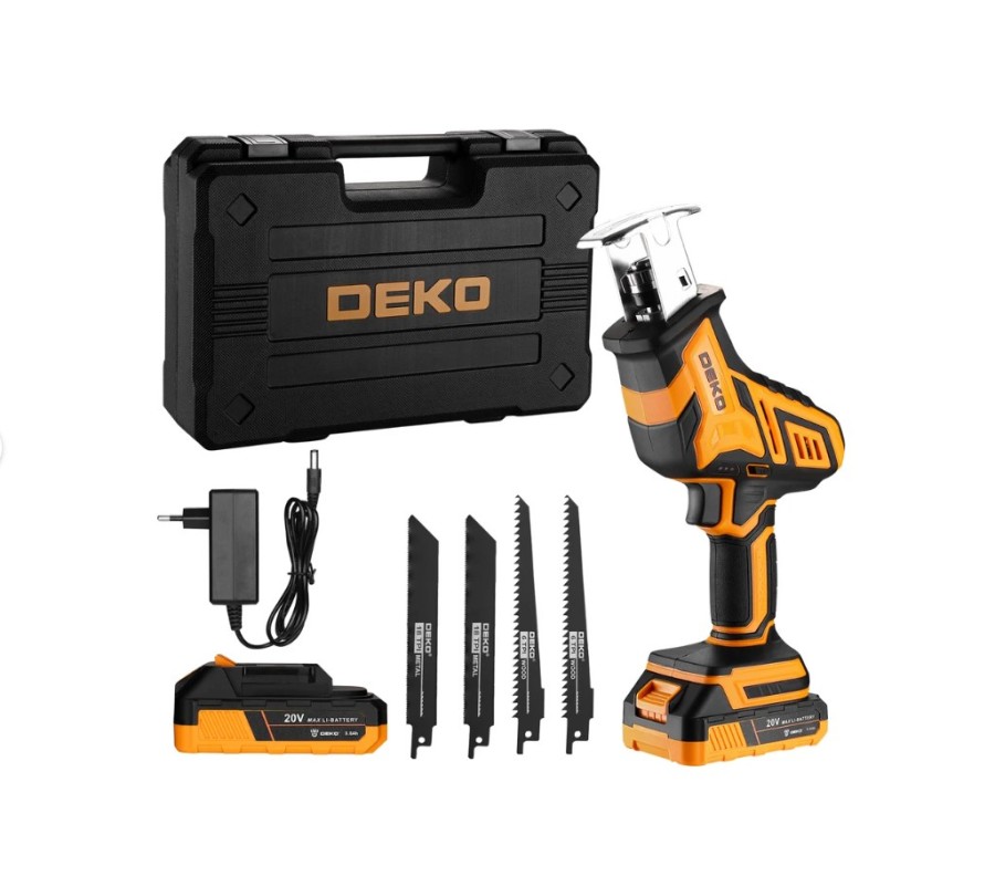 DEKO DKRS20-Li-ion в кейсе, 20В, 2x3.0Ач (085-1070)