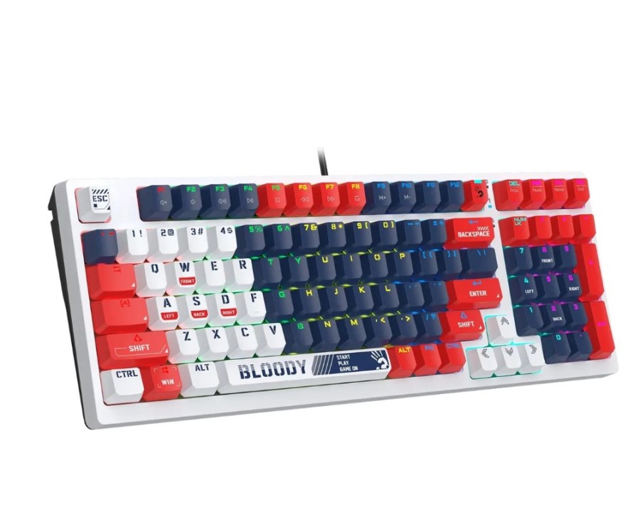 A4TECH Bloody S98 Sports Navy BLMS Plus (S98 SPORTS NAVY BLMS RED PLUS) Синий