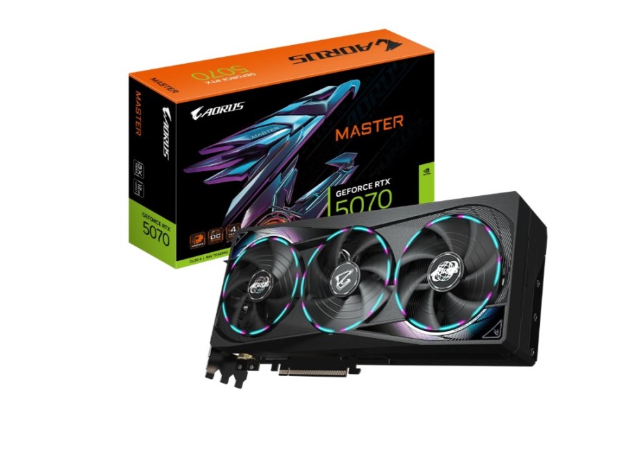 Gigabyte AORUS MASTER OC 12Gb NVIDIA GeForce RTX 5070 (GV-N5070AORUS M-12GD)
