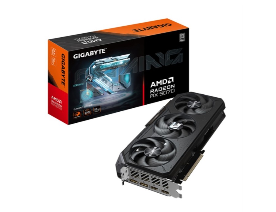 GIGABYTE RX9070 GAMING OC 16G//RX9070, HDMI*2, DP*2, 16G,D6 (GV-R9070 GAMING OC-16GD)
