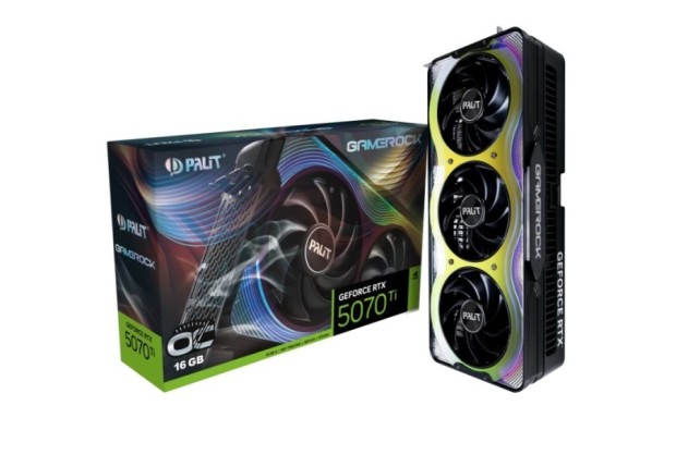 Palit GameRock OC 16Gb NVIDIA GeForce RTX 5070 Ti (NE7507TH19T2-GB2030G)