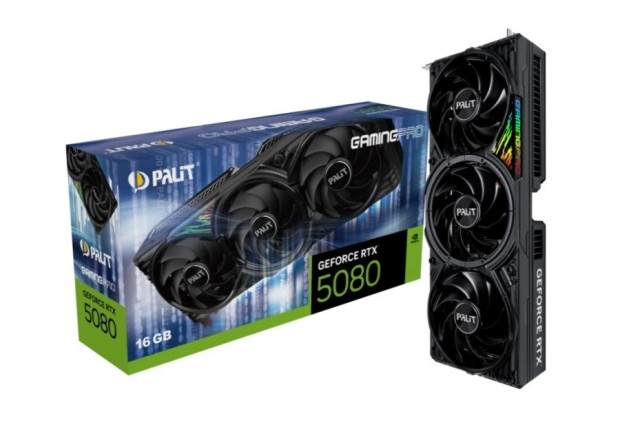 Palit GamingPro 16Gb NVIDIA GeForce RTX 5080 (NE75080019T2-GB2031A)
