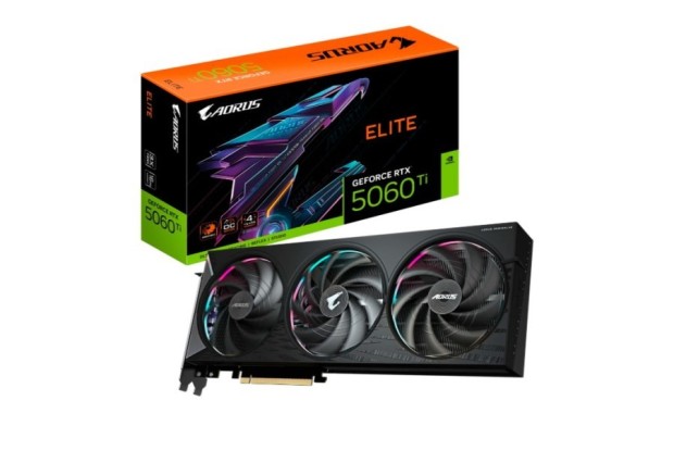 Gigabyte AORUS ELITE OC 16Gb NVIDIA GeForce RTX 5060 Ti (GV-N506TAORUS E-16GD)