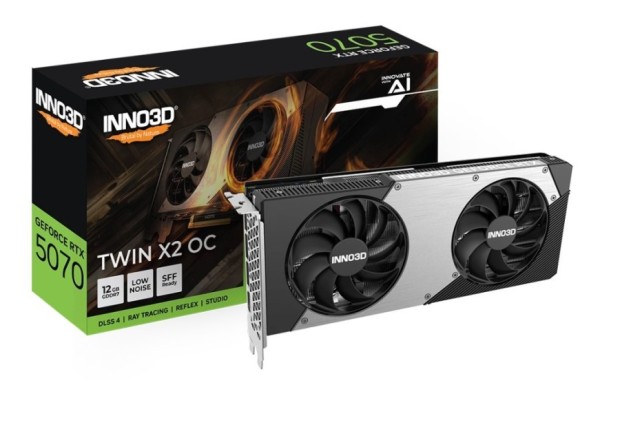 INNO3D X2 OC 12Gb NVIDIA GeForce RTX 5070 (N50702-12D7X-195064N)