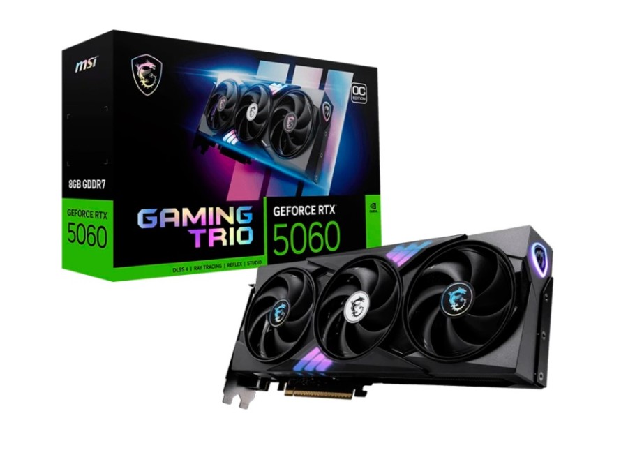 MSI OC 8Gb NVIDIA GeForce RTX 5060 (RTX 5060 8G GAMING TRIO OC)