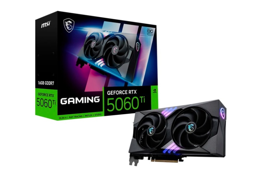 MSI OC 16Gb NVIDIA GeForce RTX 5060 Ti (RTX 5060 Ti 16G GAMING OC)