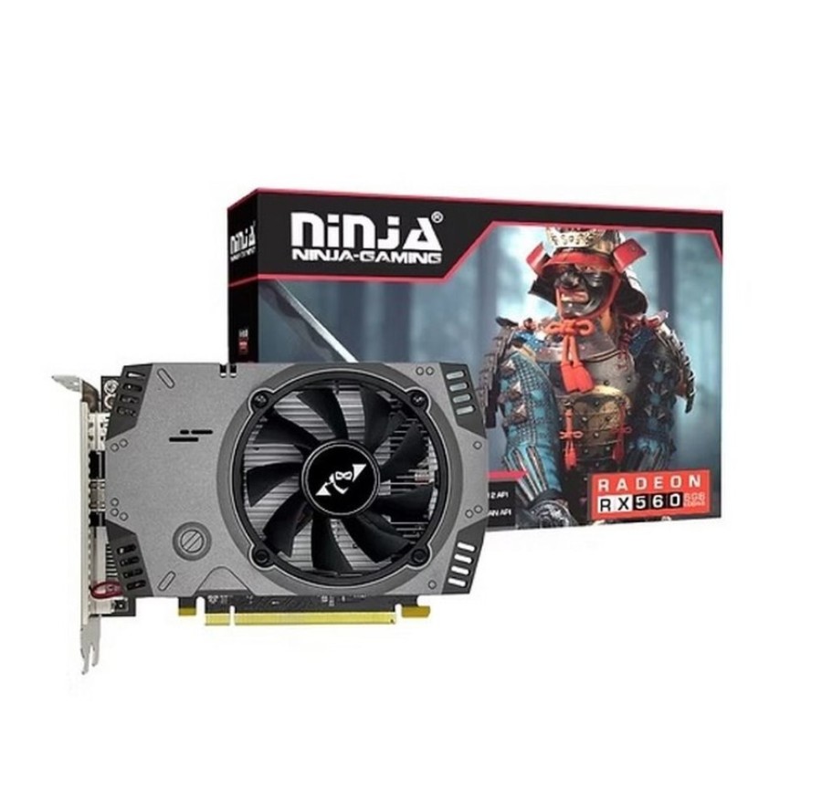 Ninja (Sinotex) RX560 4GB GDDR5 128bit DVI DP HDMI 1FAN RTL (AJRX56045F)