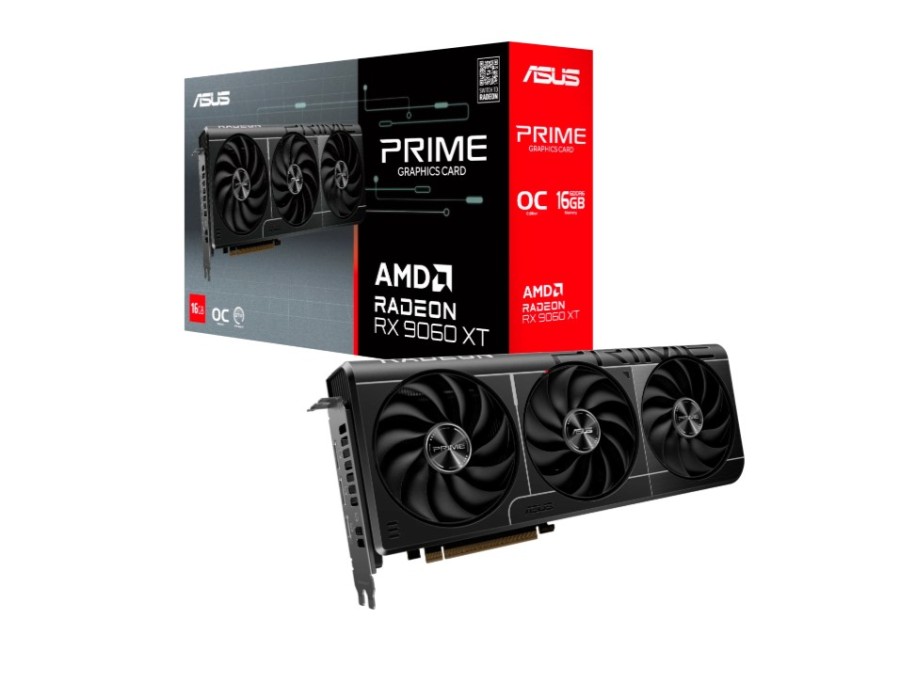 ASUS PRIME OC 16Gb AMD Radeon RX 9060 XT (PRIME-RX9060XT-O16G)
