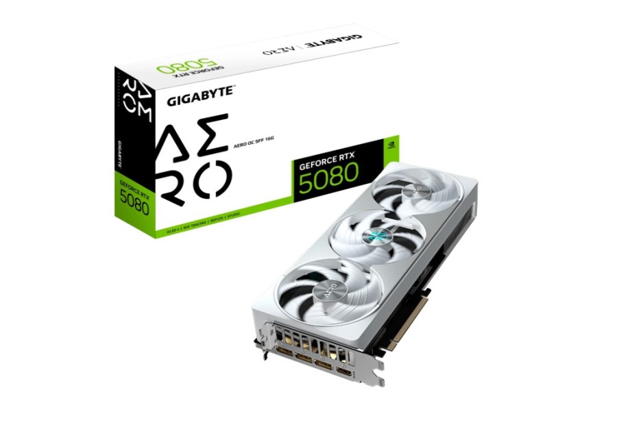 Gigabyte AERO OC SFF 16Gb NVIDIA GeForce RTX 5080 (GV-N5080AERO OC-16GD)
