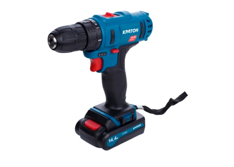 КРАТОН CD-14,4-Li-1,5, 1.5Ач, с двумя аккумуляторами