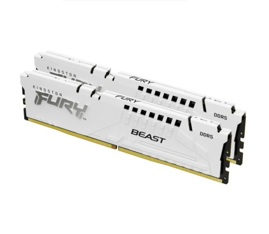 Kingston Fury Beast White 32Gb DDR5 6000MHz (2x16Gb KIT) (KF560C30BWEK2-32)