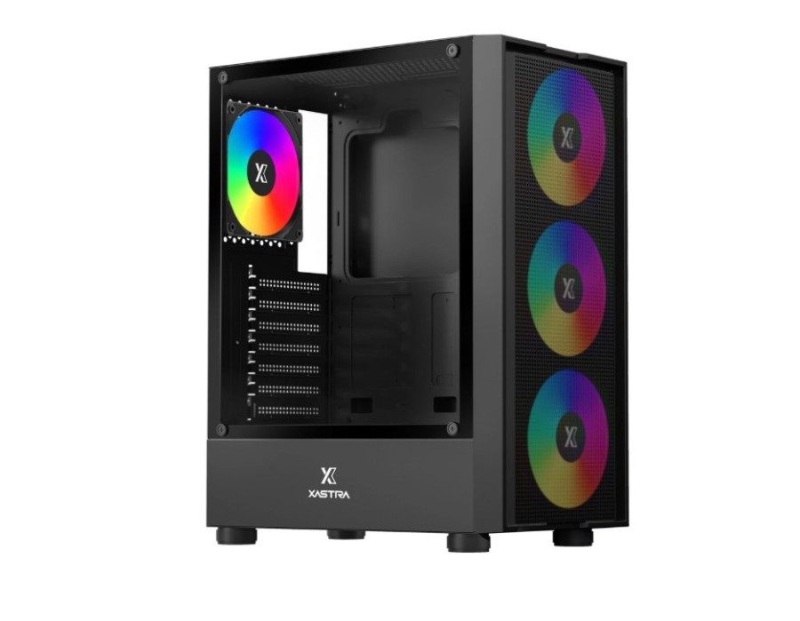 XASTRA A301 4FRGB Black (A301-BK-FC120FRGB-4F-GL)